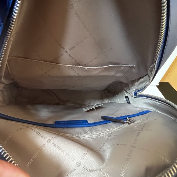 Michael Kors Jaycee Large Backpack MK Electric Blue - Picture 9 of 12